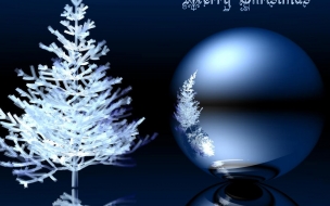 Fondo de pantalla arbolito pequeño junto a bola de cristal