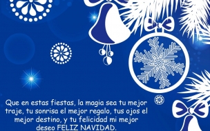 Fondos hd mensaje navideño