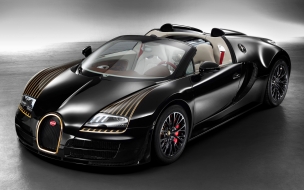 Bugatti veyron grand sport vitesse legend black bess