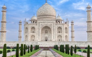 Taj mahal 2560x1440 india temple castle travel tourism