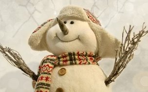 Fondos de pantalla muñeco de nieve equipado