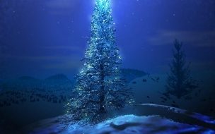 Arbol de Navidad luminoso