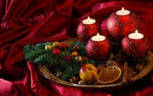 Centro de mesa navideño