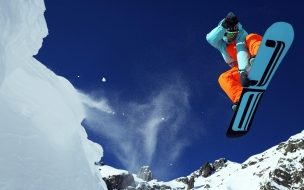 Extreme snowboarding 2560x1440 winter jump snow