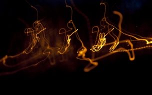 Lines 2560x1440 4k 5k wallpaper yellow background