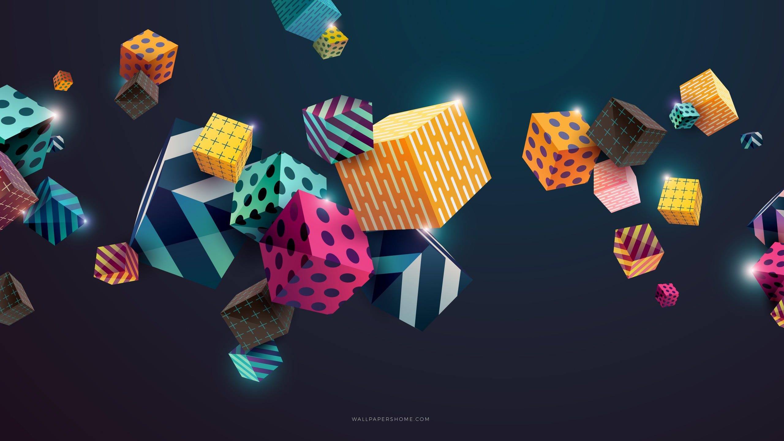 Abstract 2560x1440 3d colorful 8k