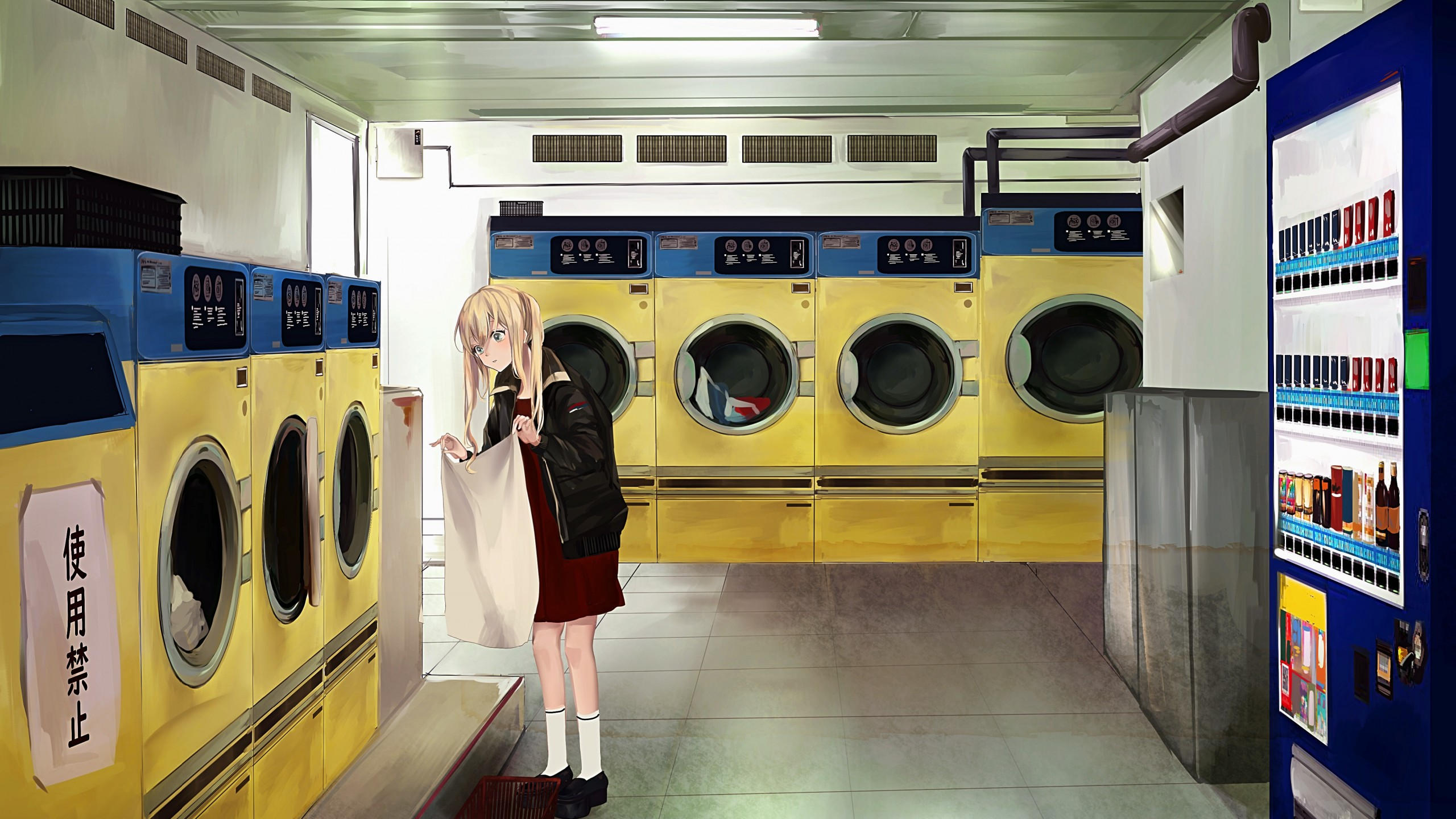 Aho girl 2560x1440 anime 4k