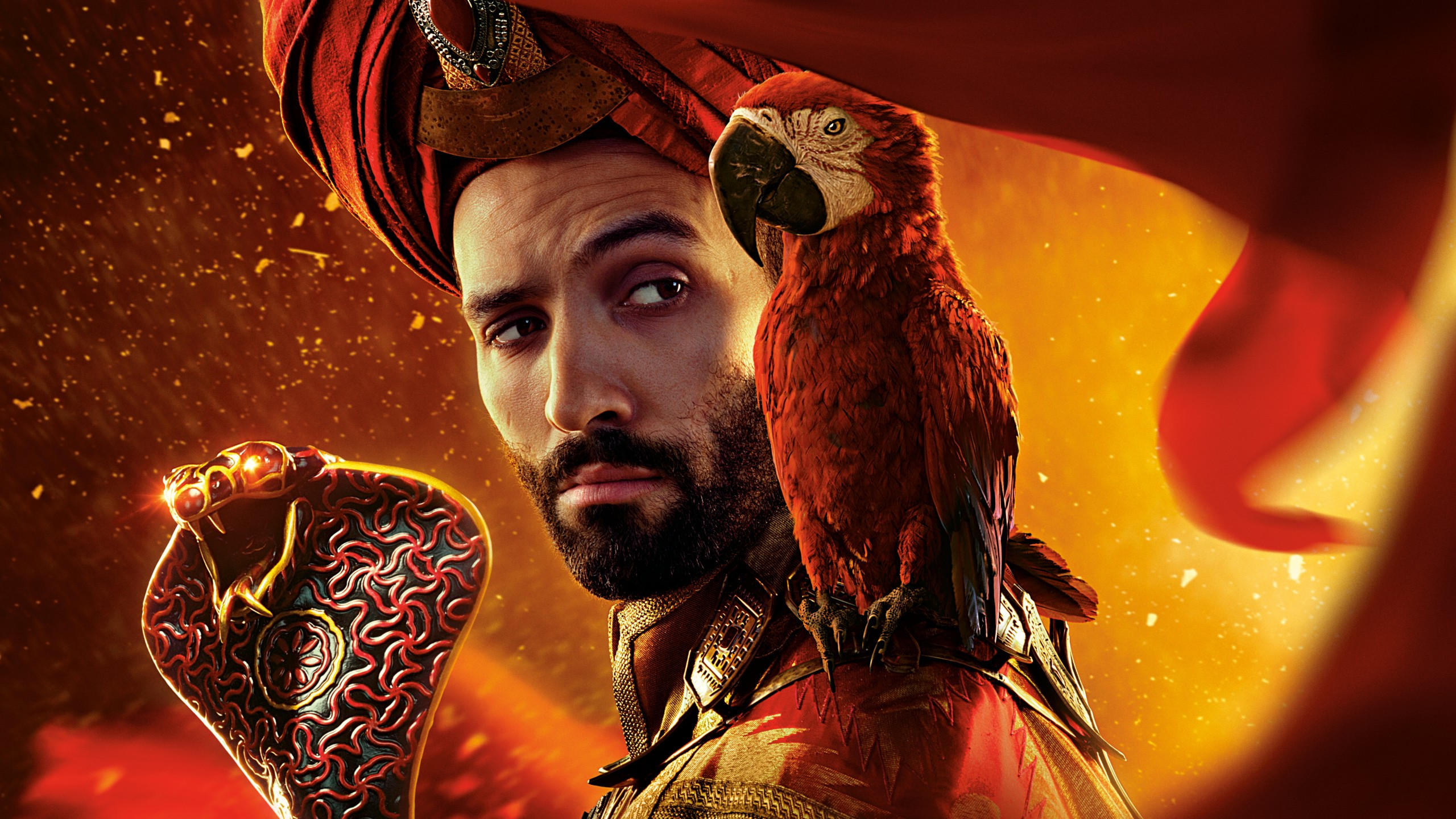 Aladdin 2560x1440 marwan kenzari 4k
