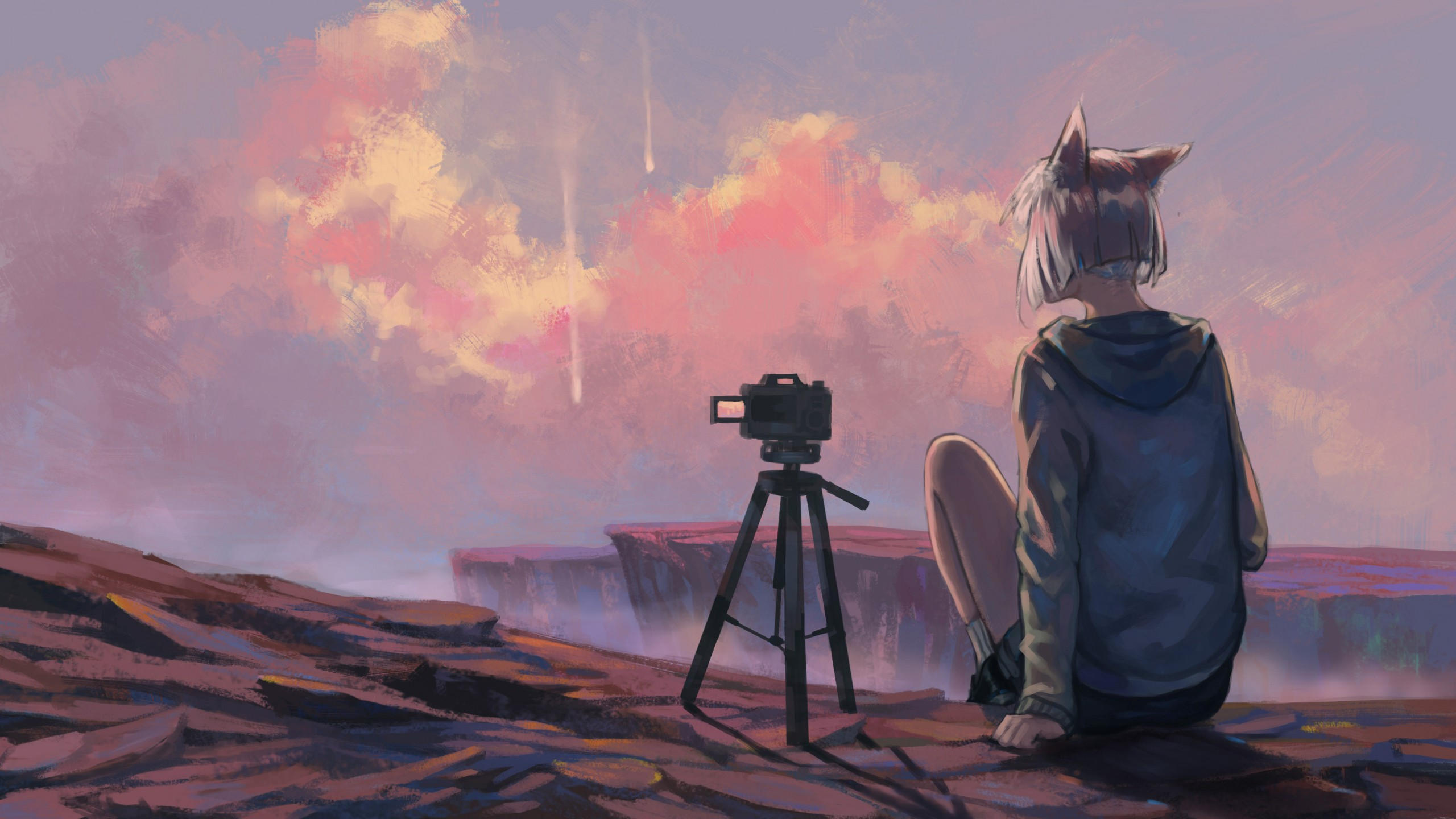 Anime 2560x1440 girl 4k