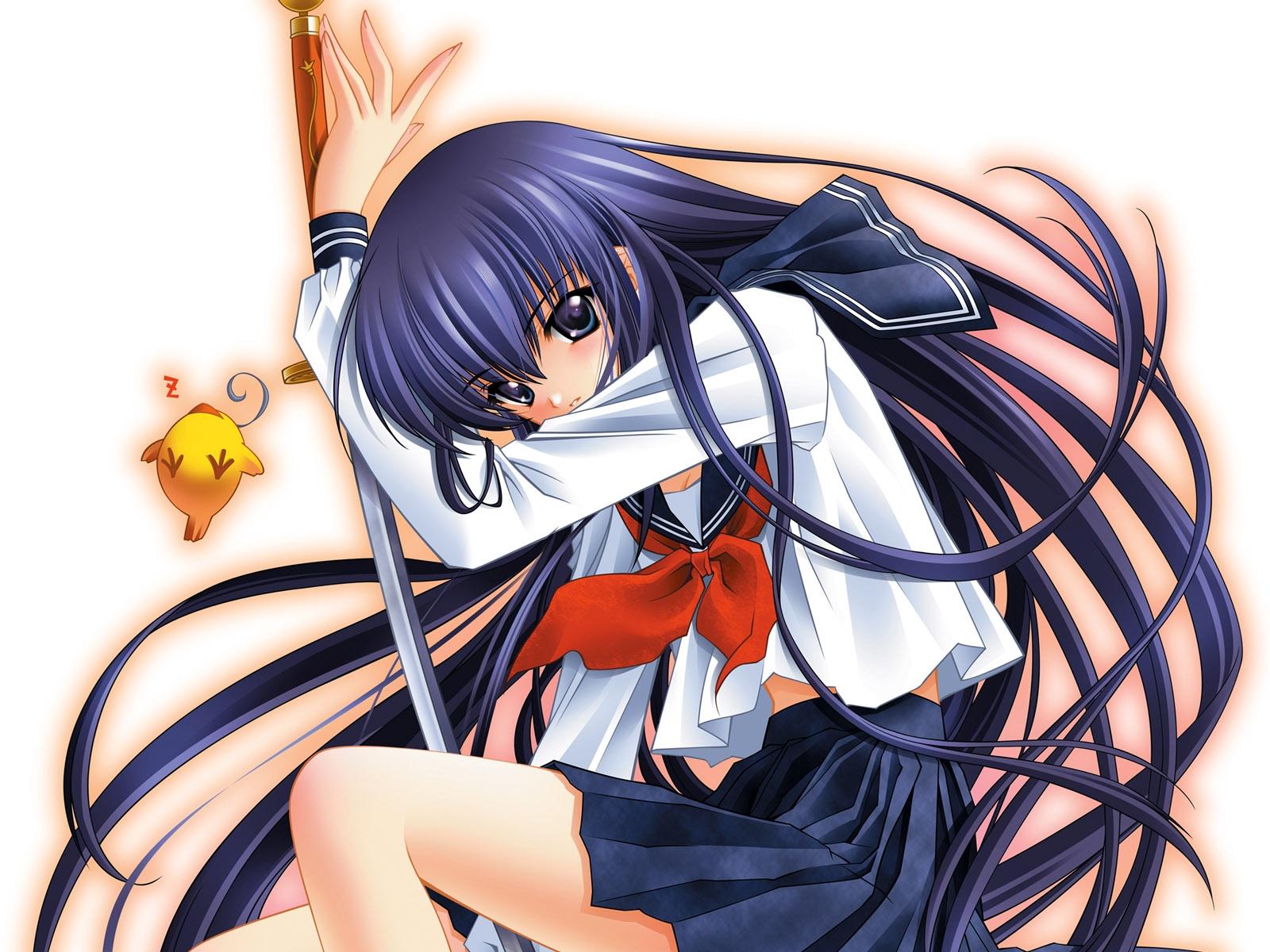 Anime Girl with Sword