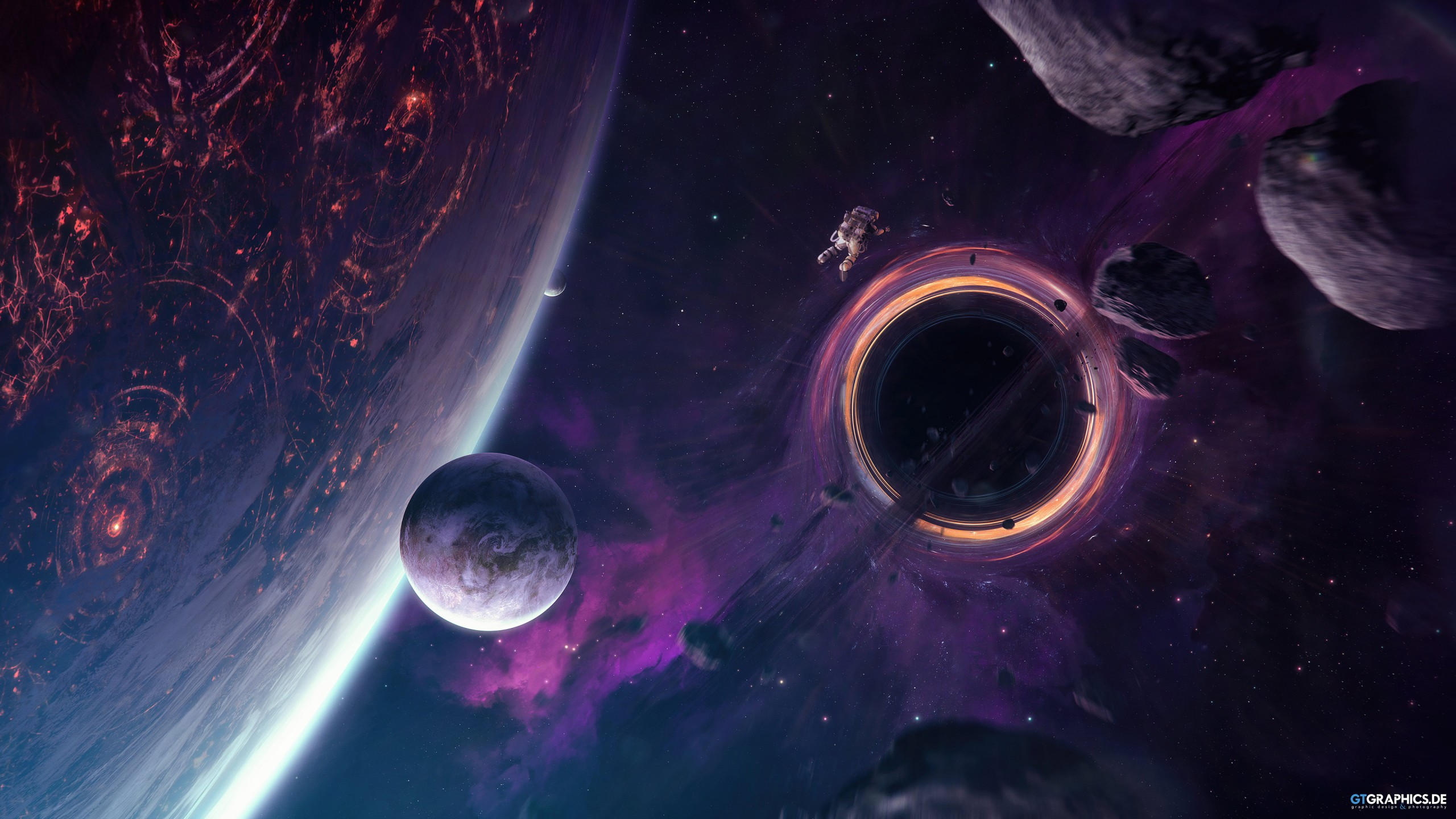 Astronaut 2560x1440 space 4k
