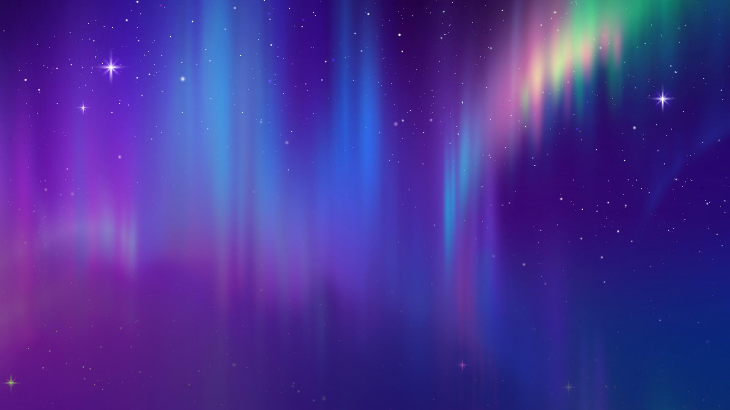 Aurora 2560x1440 space abstract hd