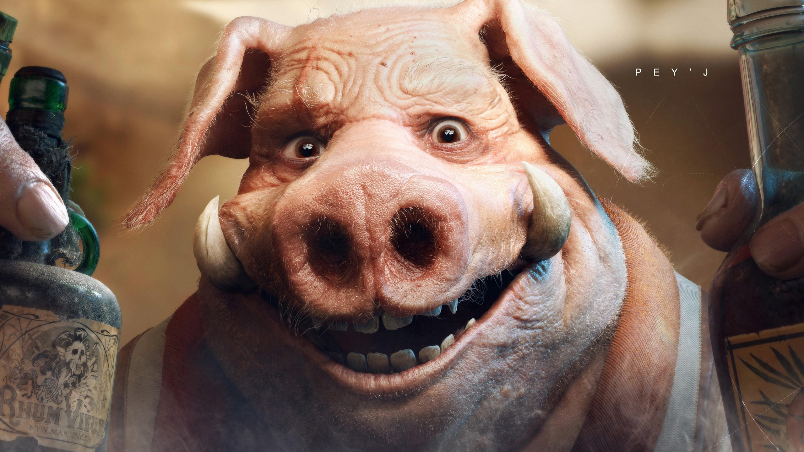 Beyond good and evil 2 2560x1440 e3 2018 artwork poster 4k