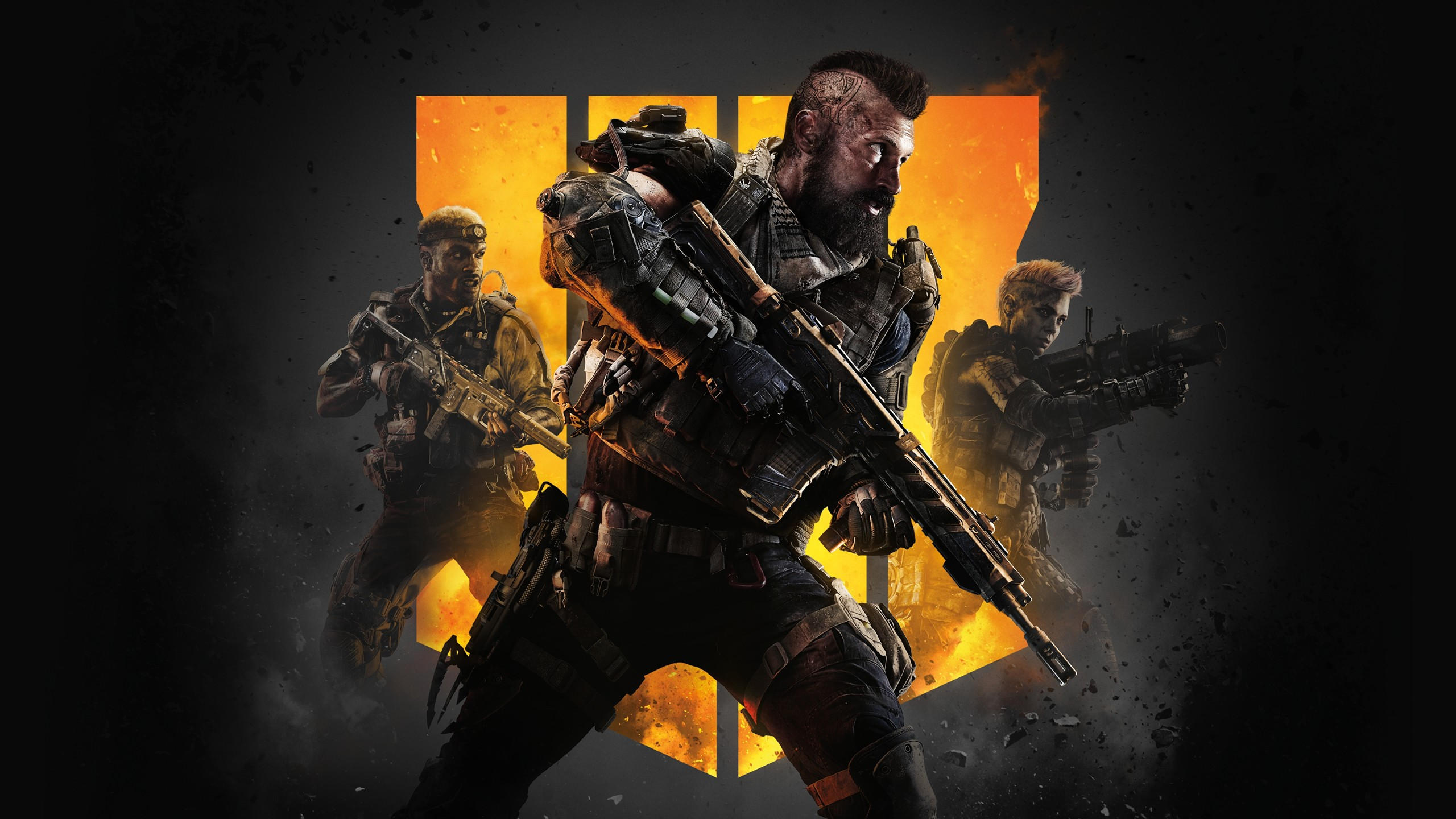 Call of duty black ops 4 2560x1440 poster 4k