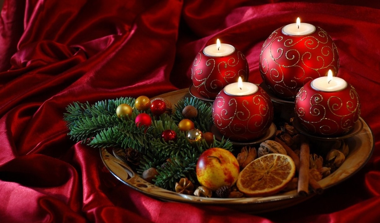 Centro de mesa navideño