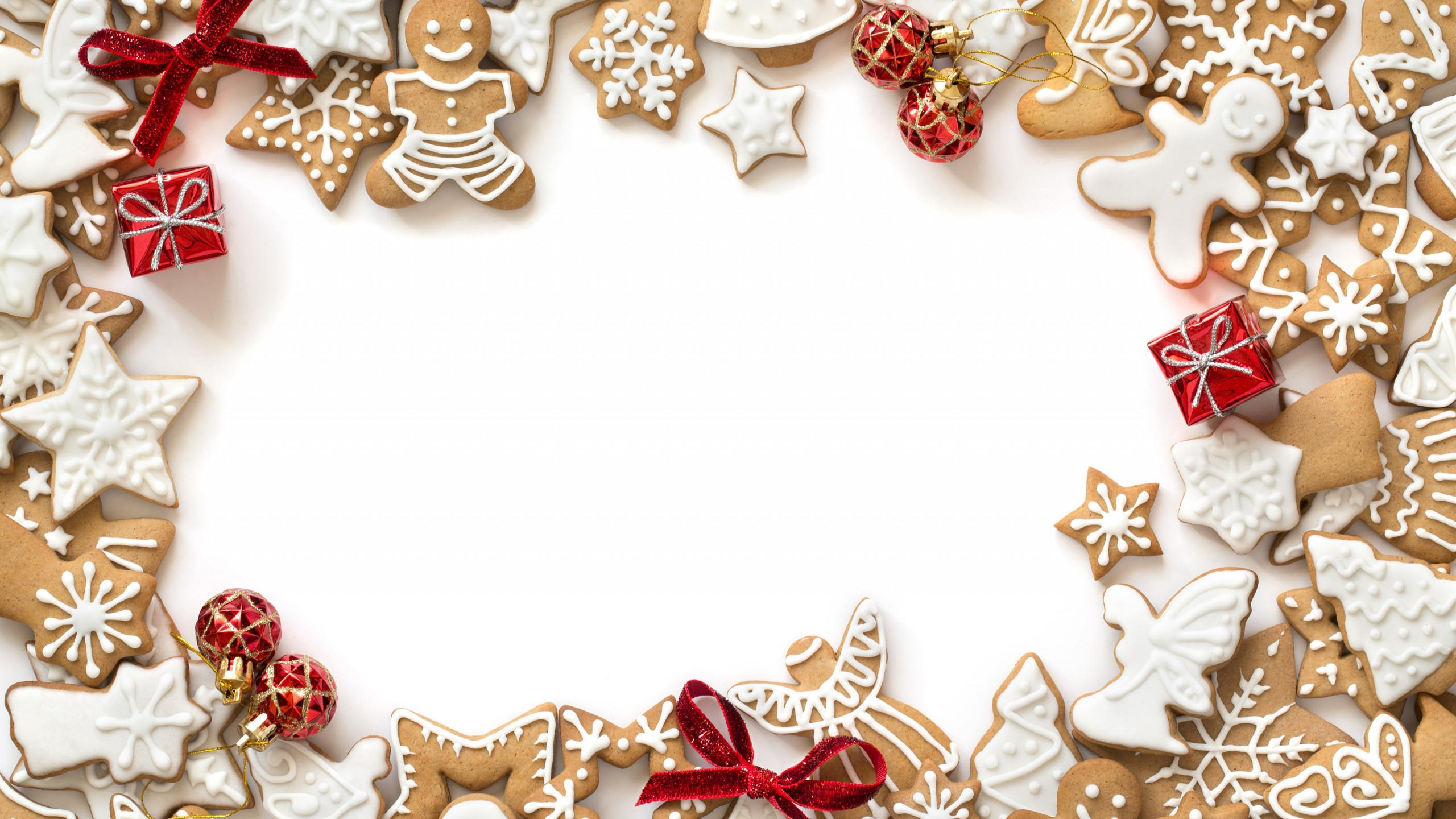 Christmas 2560x1440 new year cake 5k