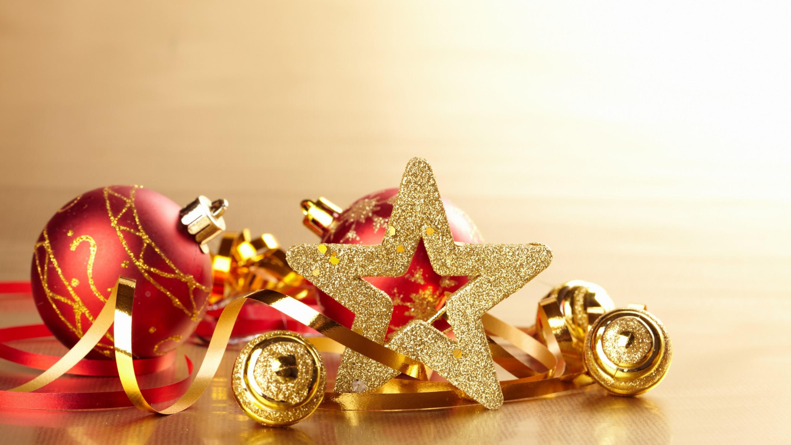 Christmas 2560x1440 new year decoration 8k