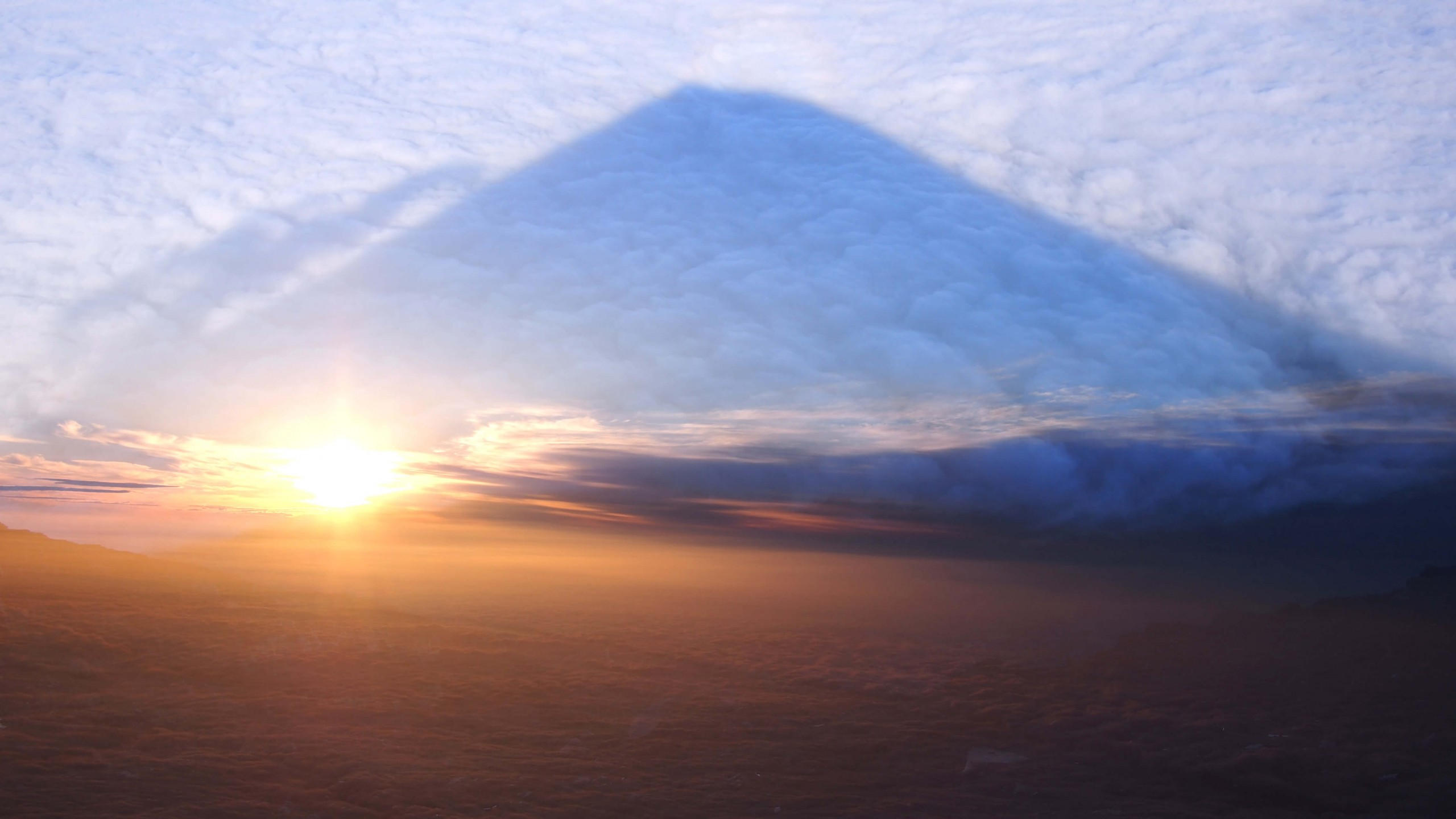 Clouds 2560x1440 abstract sunset 4k