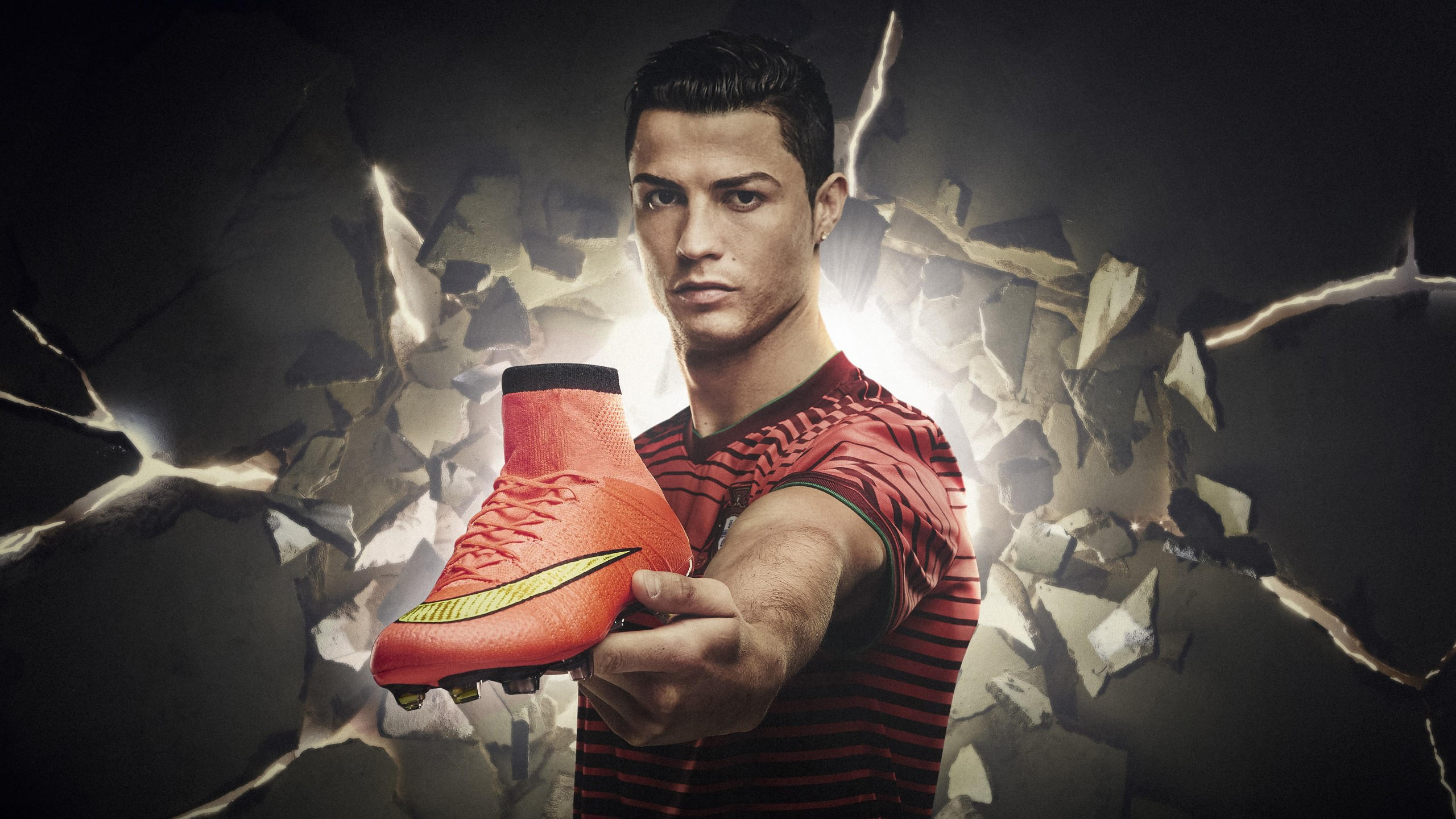 Cristiano ronaldo 2560x1440 nike mercurial