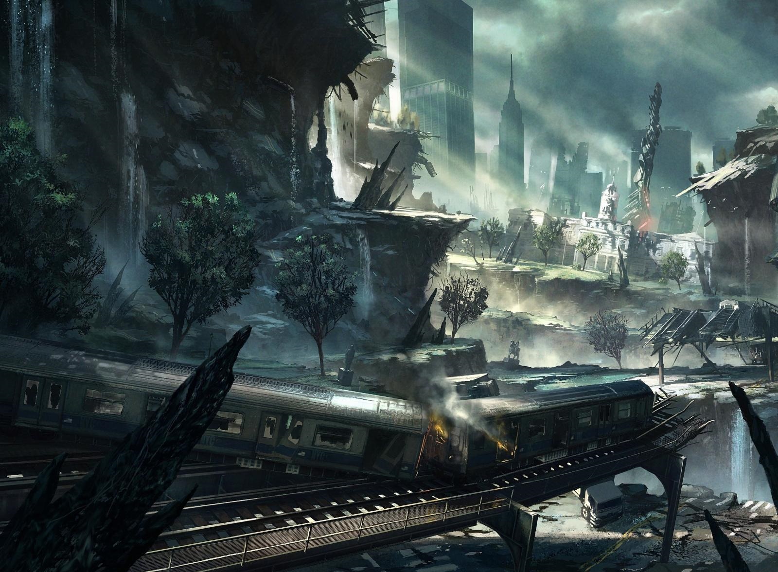 Crysis 2 New York City Artwork wallpaper