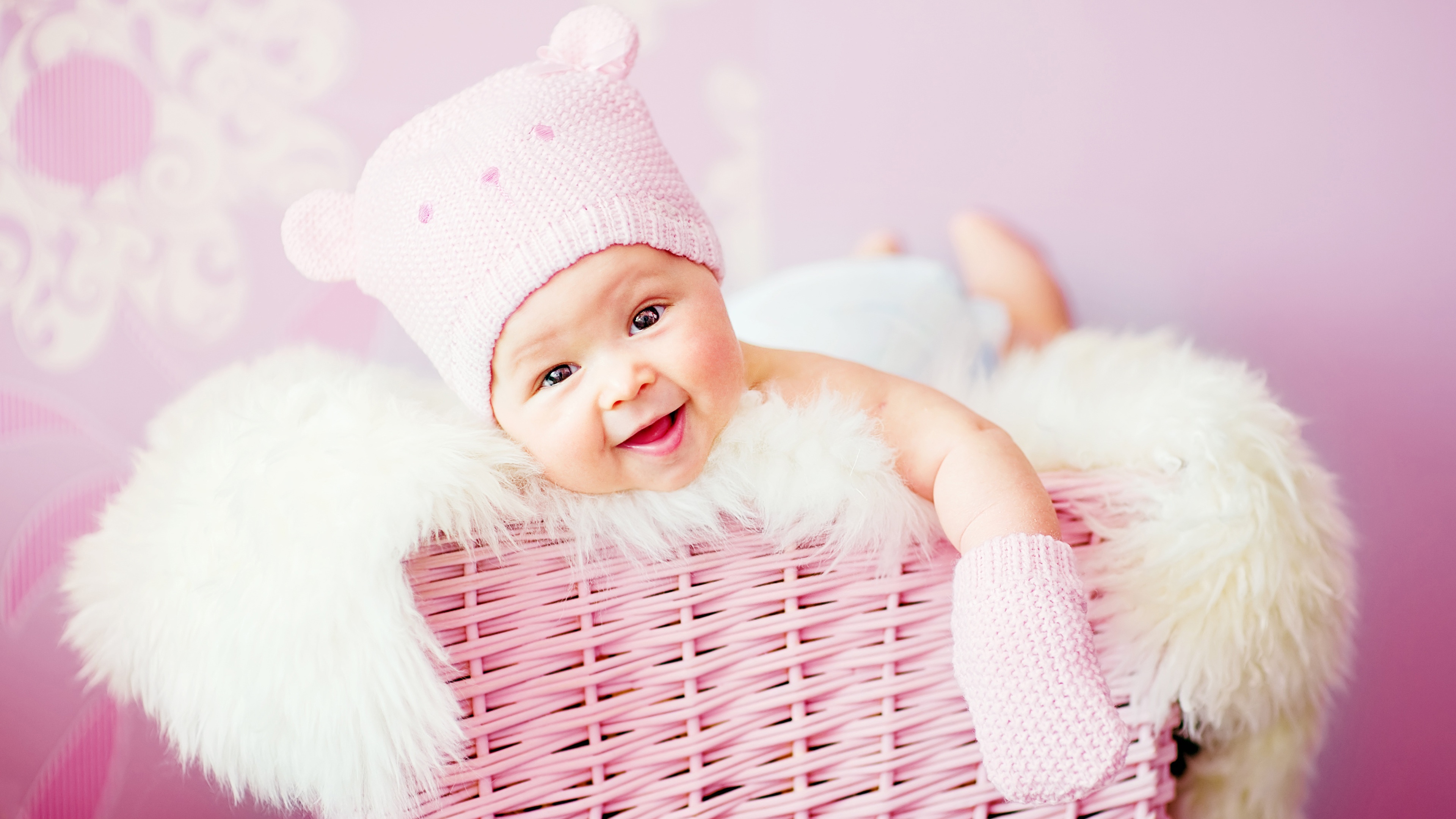 Cute laughing baby