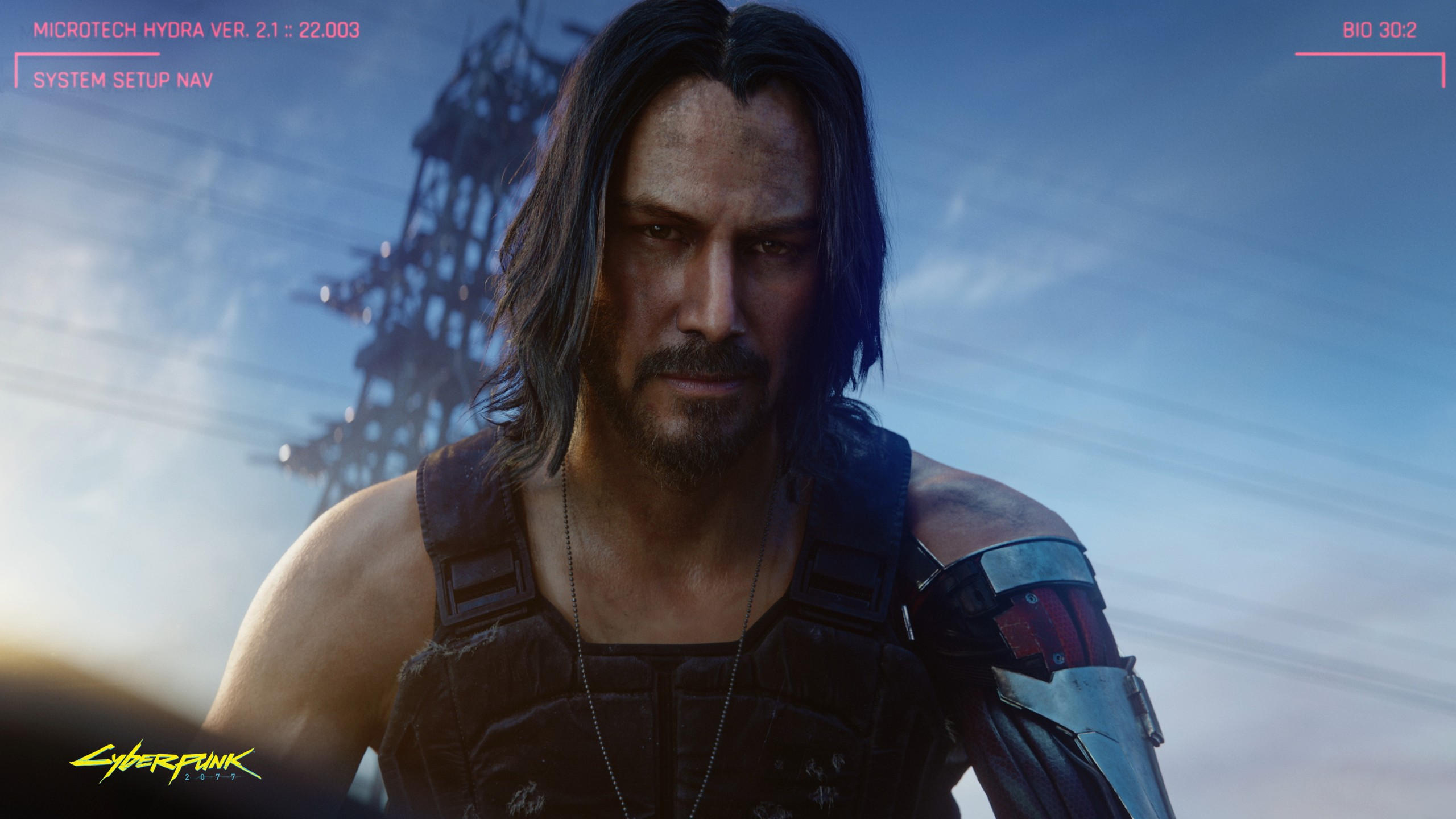 Cyberpunk 2077 2560x1440 keanu reeves e3 2019 screenshot 4k