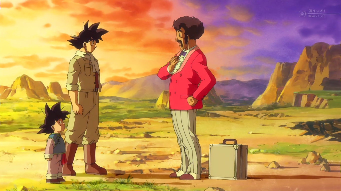 Dragon Ball Super Capitulo 1 Goku, Goten y Mister Satan
