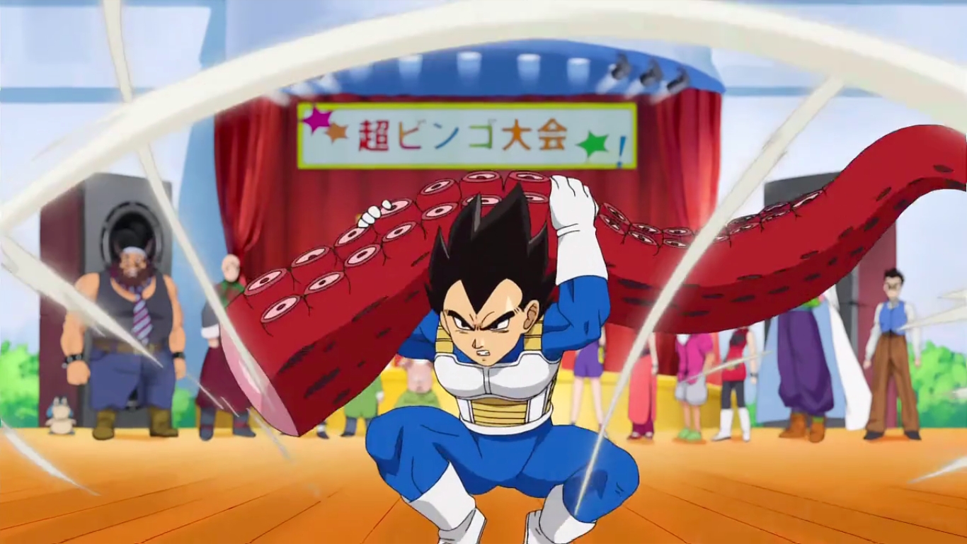 Dragon Ball Super Capitulo 6 Vegeta Con un Pulpo