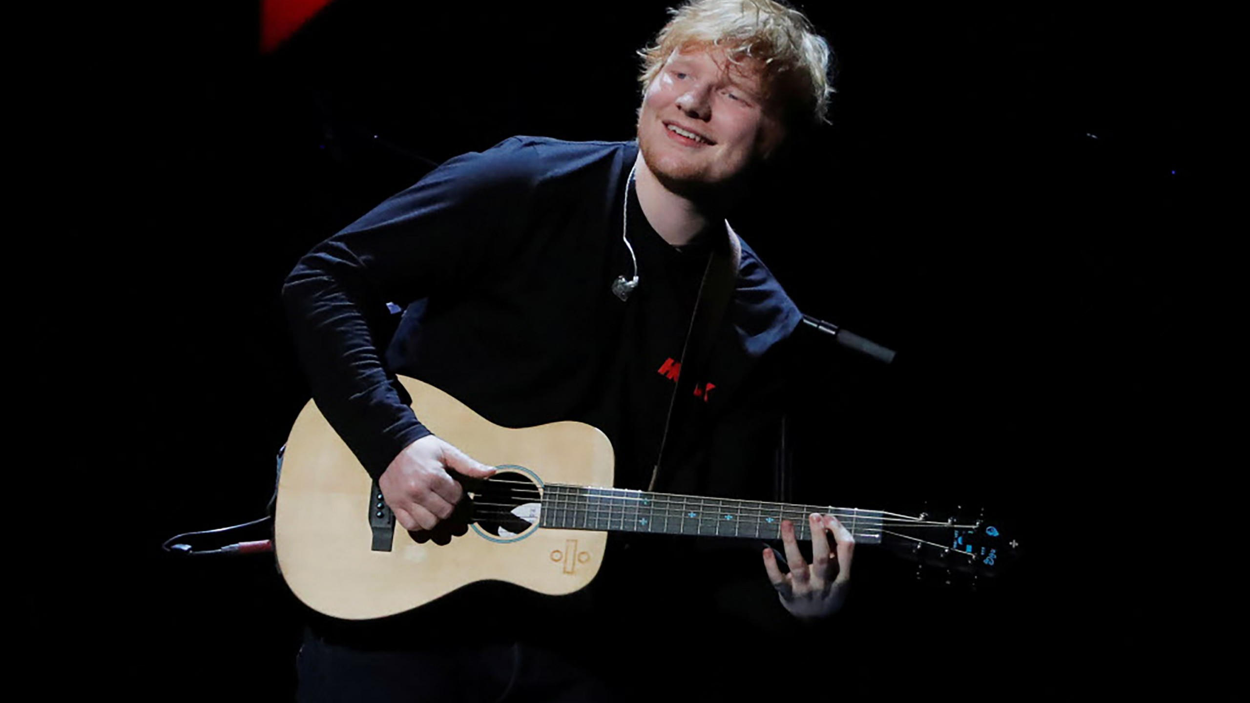 Ed sheeran 2560x1440 photo grammy 2018 4k