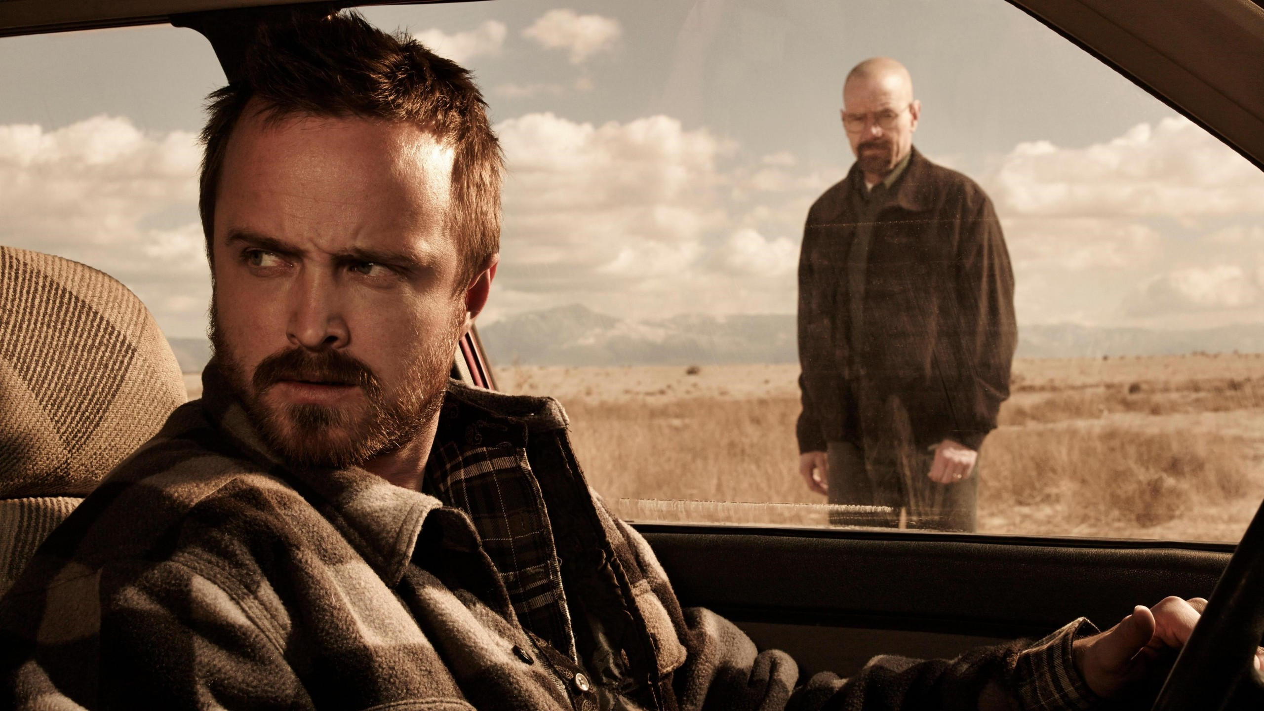 El camino breaking bad 2560x1440 aaron paul bryan cranston 4k