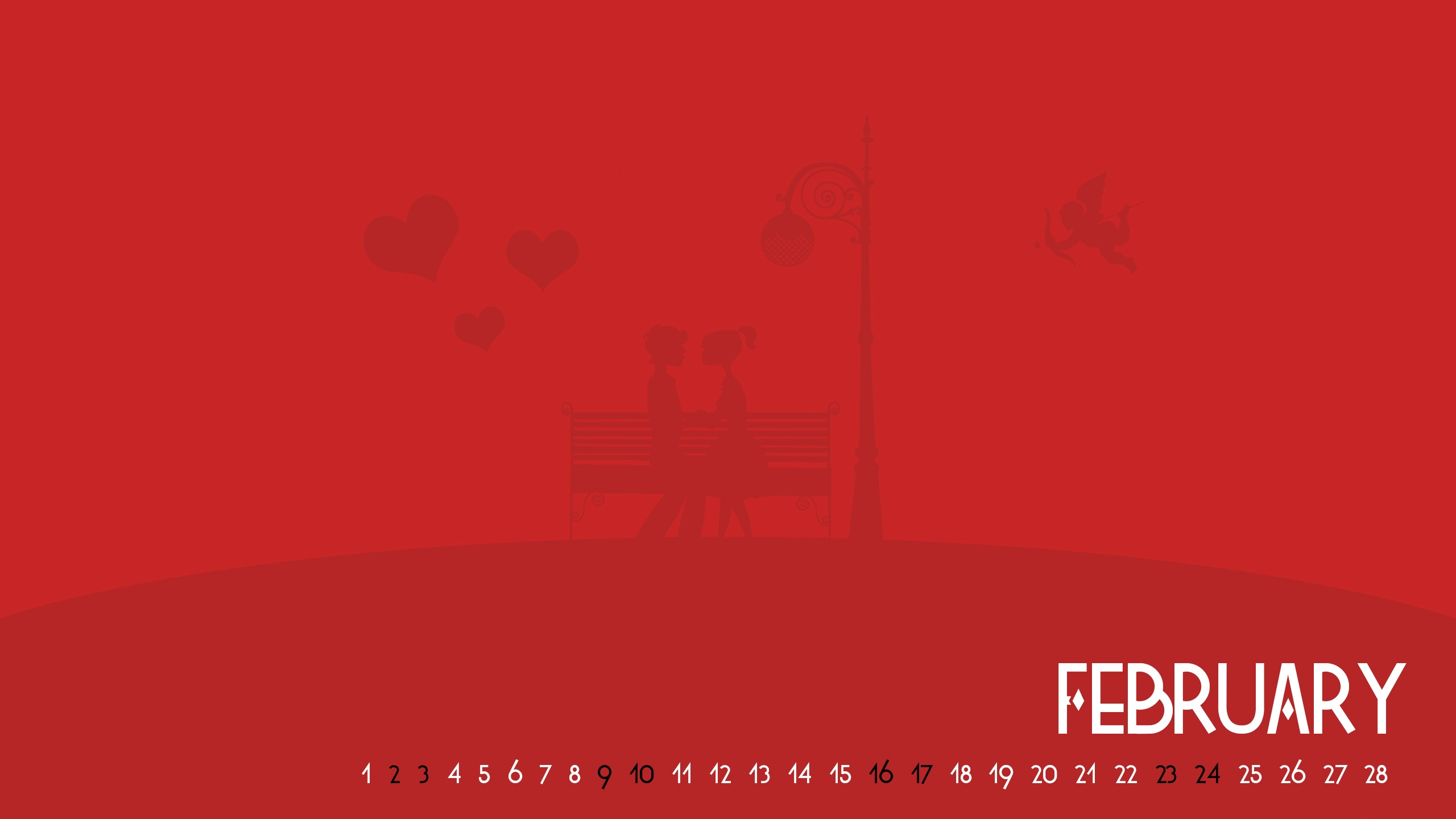 February valentine calendar