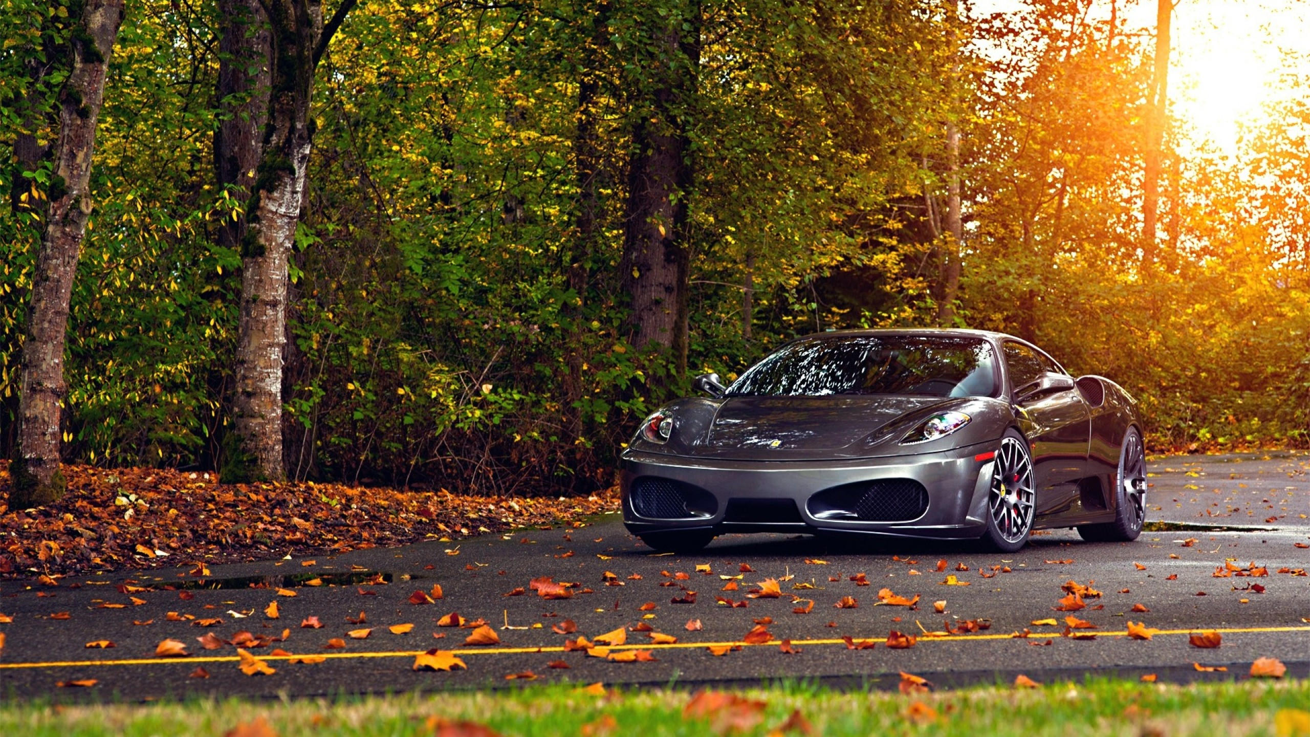Ferrari 430 scuderia 2560x1440 2018 cars autumn road 5k