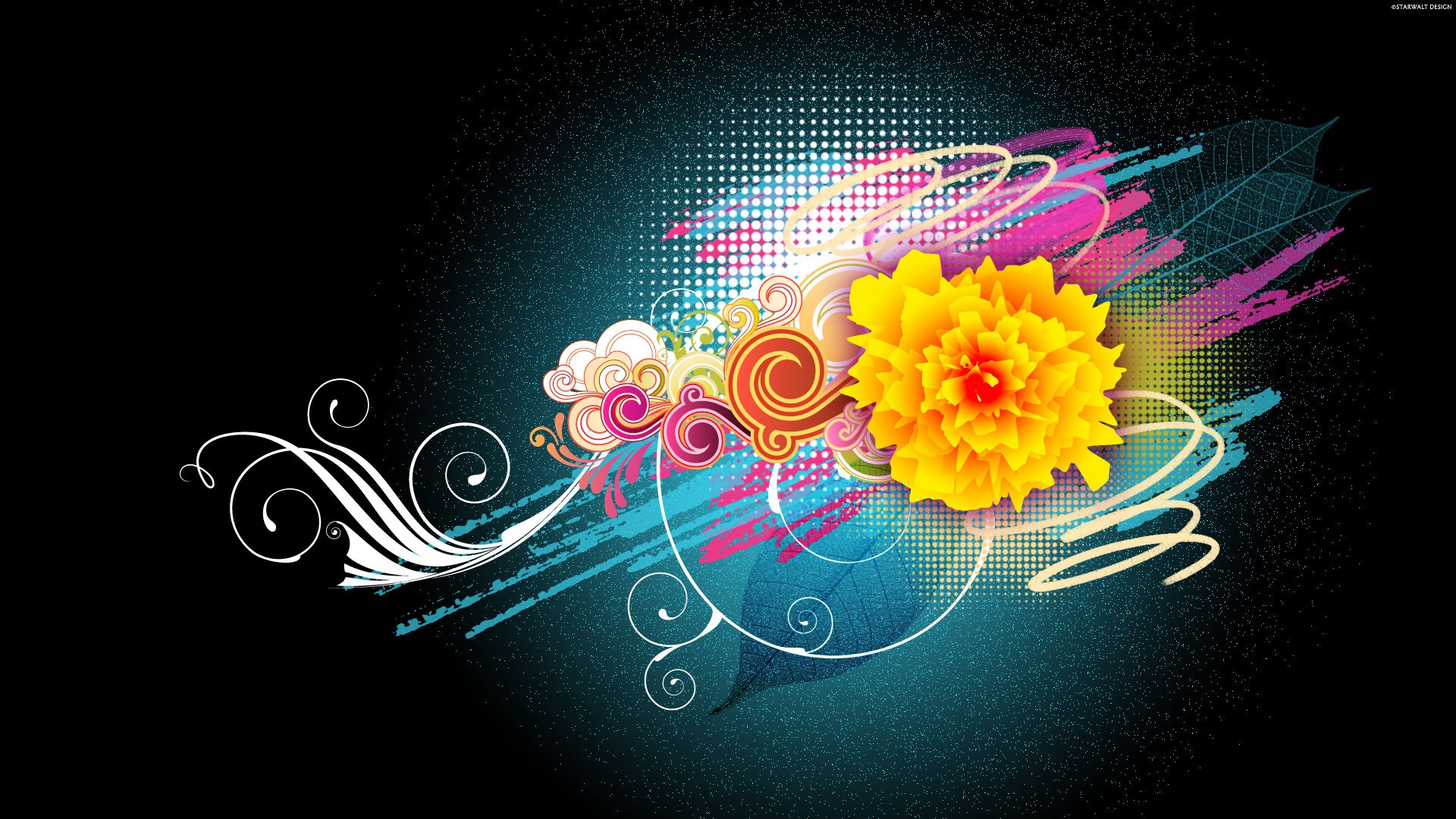 Flower vector designs