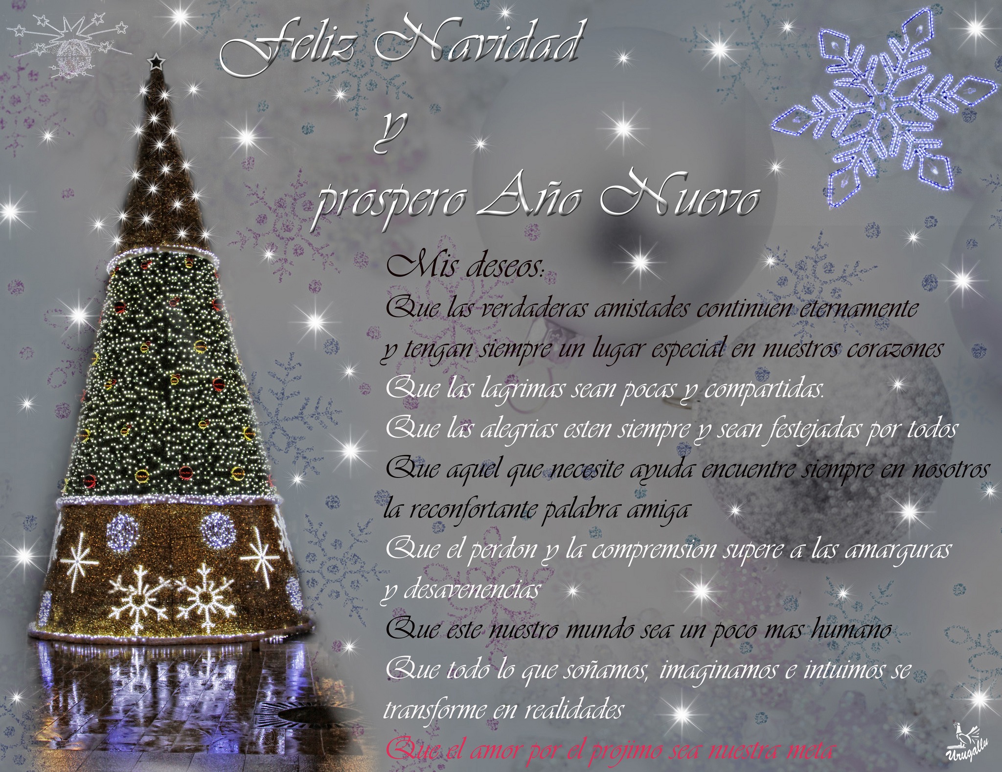 Fondo de pantalla arbol con dedicatoria