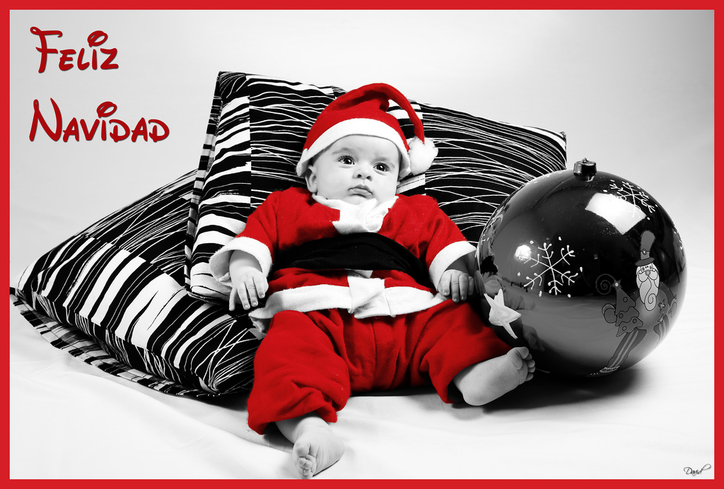 Fondos hd bebe vestido de papanoel