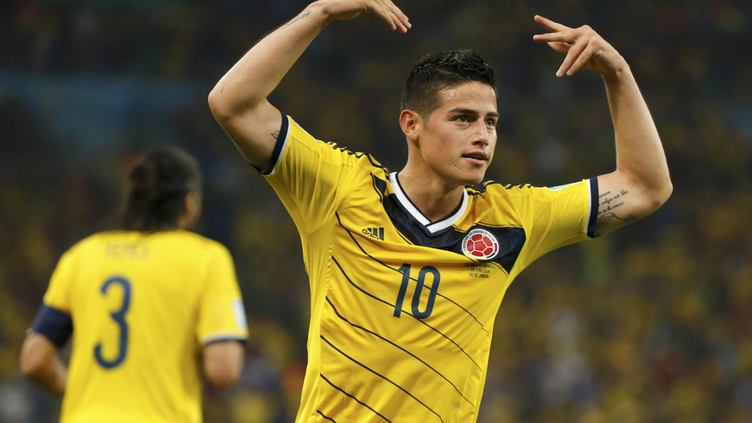 Football 2560x1440 james rodr guez the best players 2015 fifa world