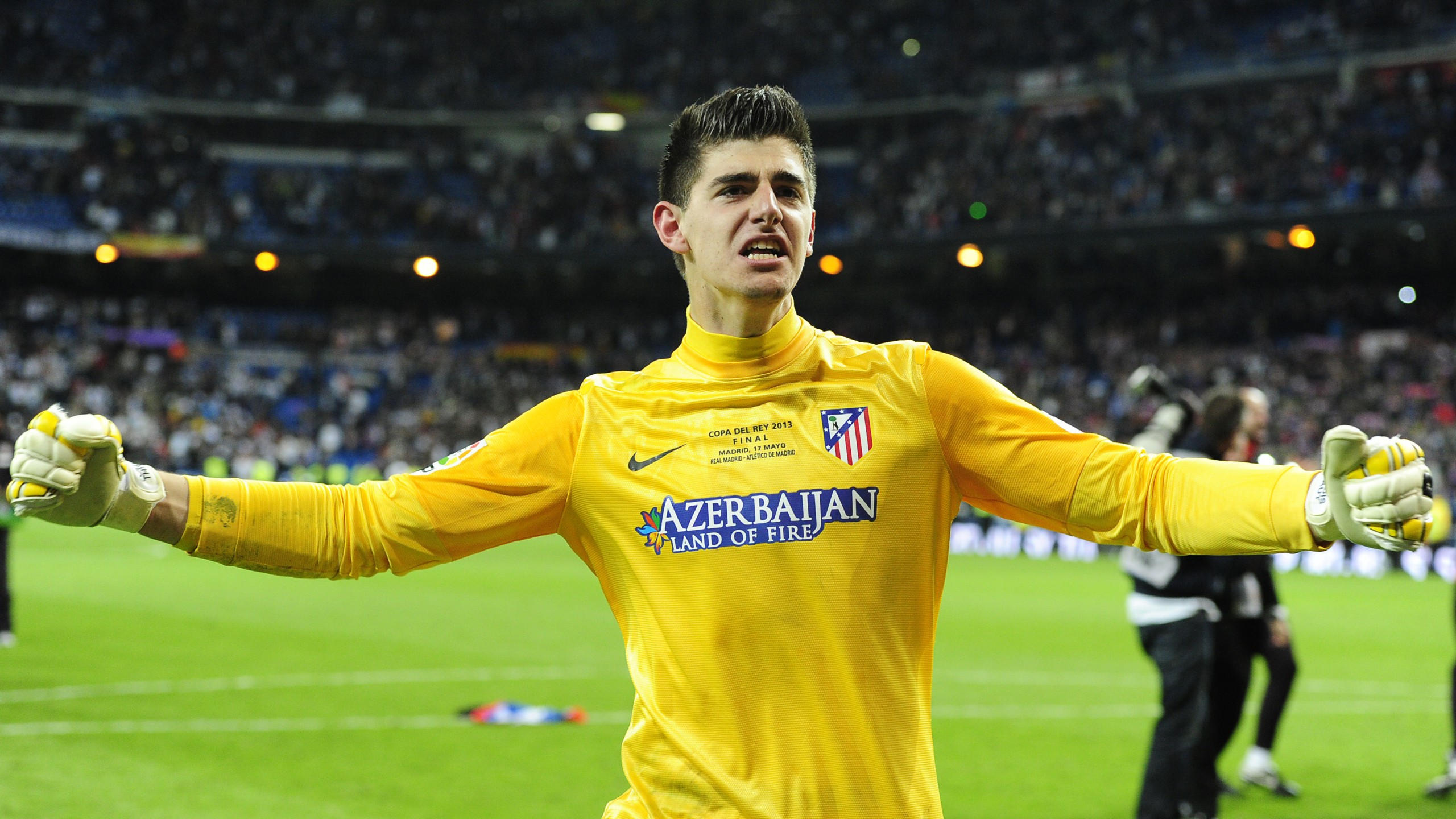 Football 2560x1440 thibaut courtois soccer the best players 2015