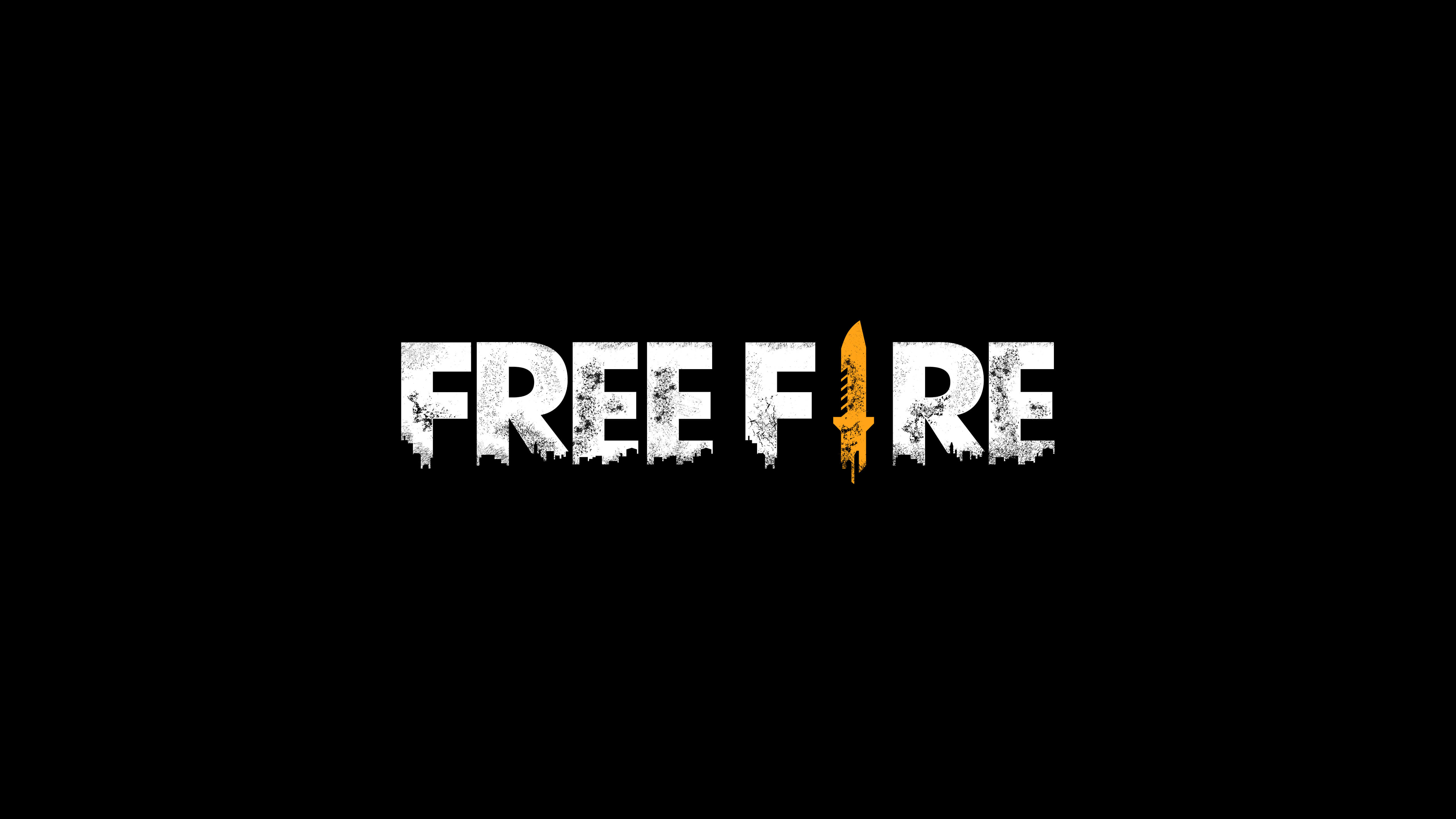 Free fire logo 5120x2880
