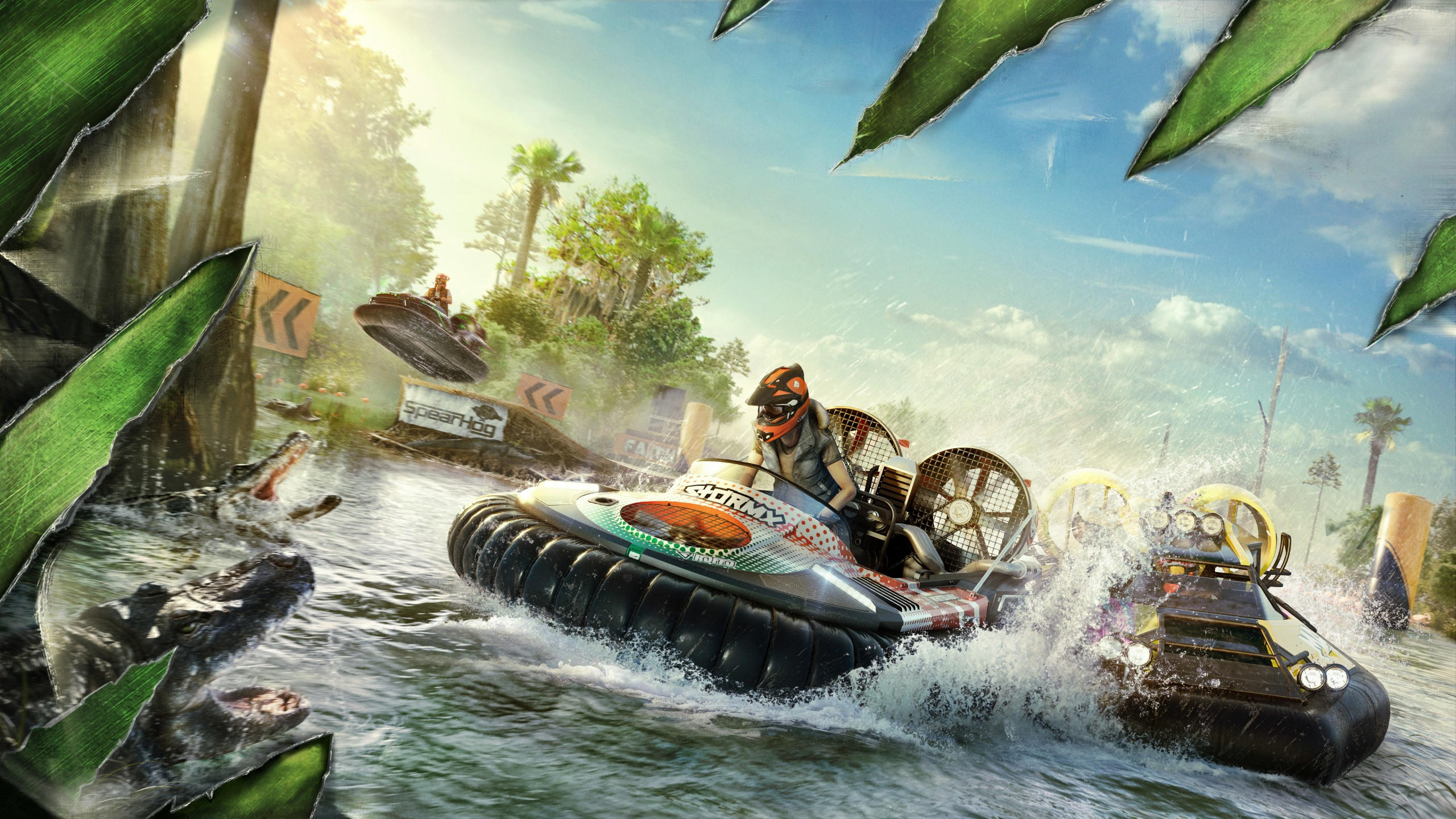 Gator rush 2560x1440 the crew 2 gamescom 2018 artwork 4k