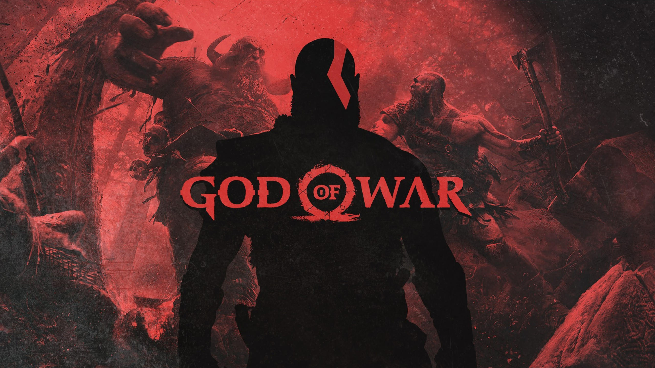 God of war 2560x1440 poster 4k