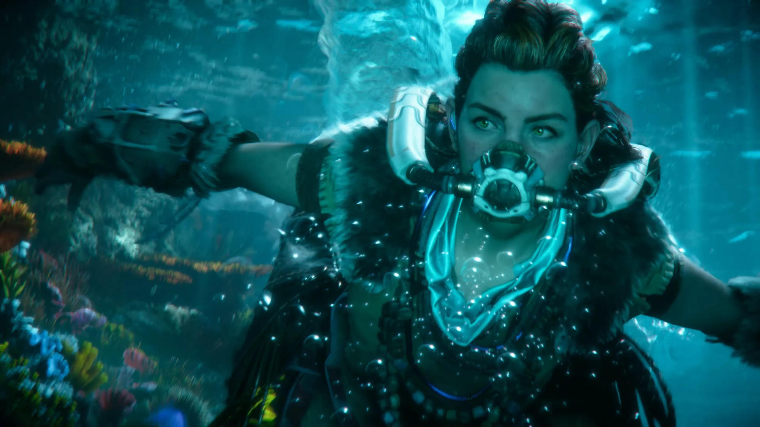 Horizon forbidden west 2560x1440 gameplay playstation 5 ps5