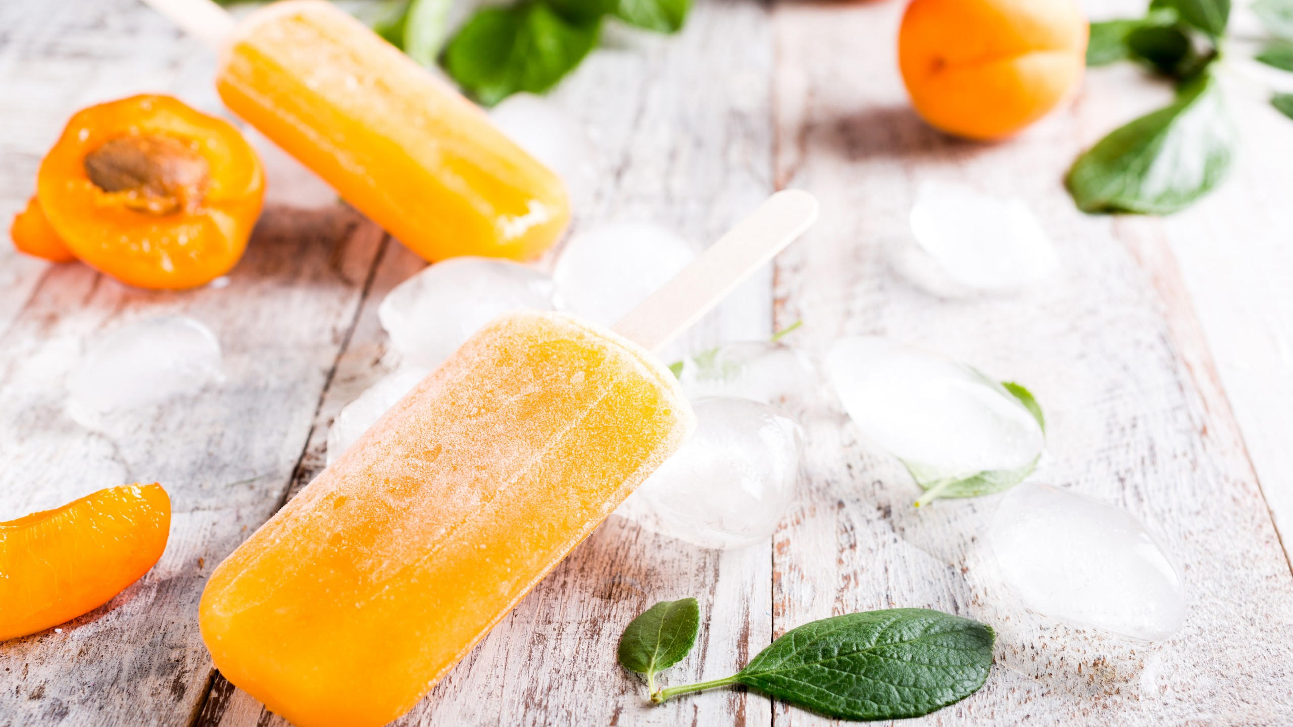Ice cream 2560x1440 apricot delicious 5k