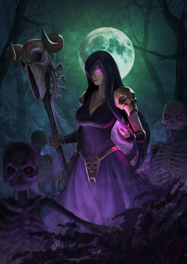 La bruja de Clash Royale en Wallpaper