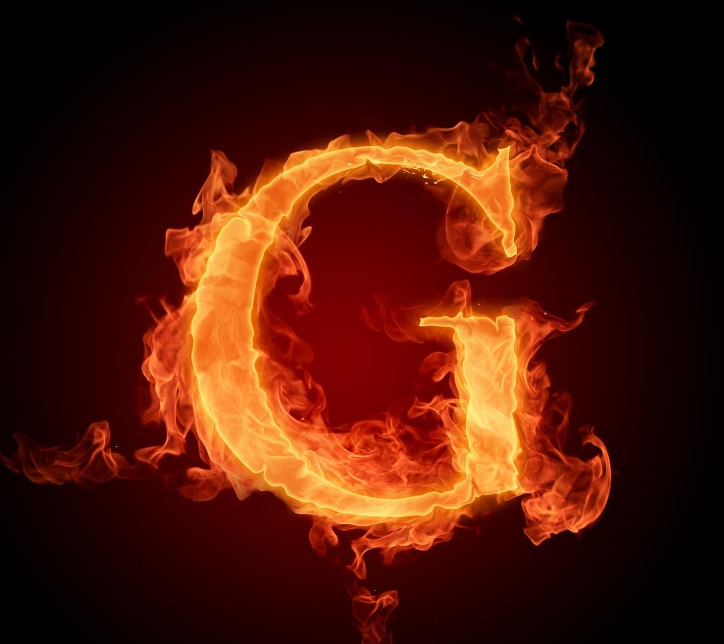 Letter G In Fire Hd