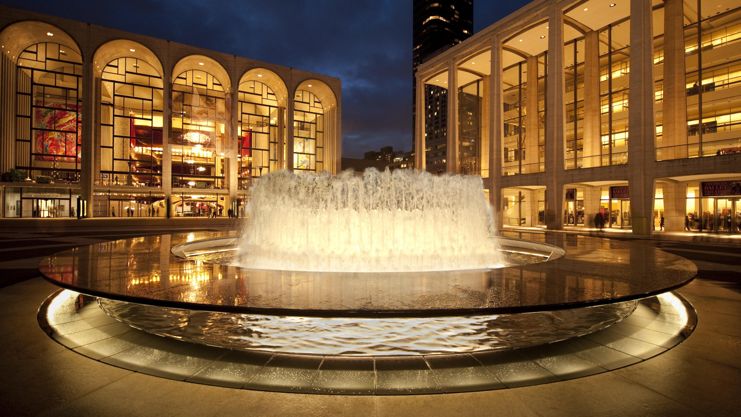 Lincoln center for the performing arts 2560x1440 new york ny usa