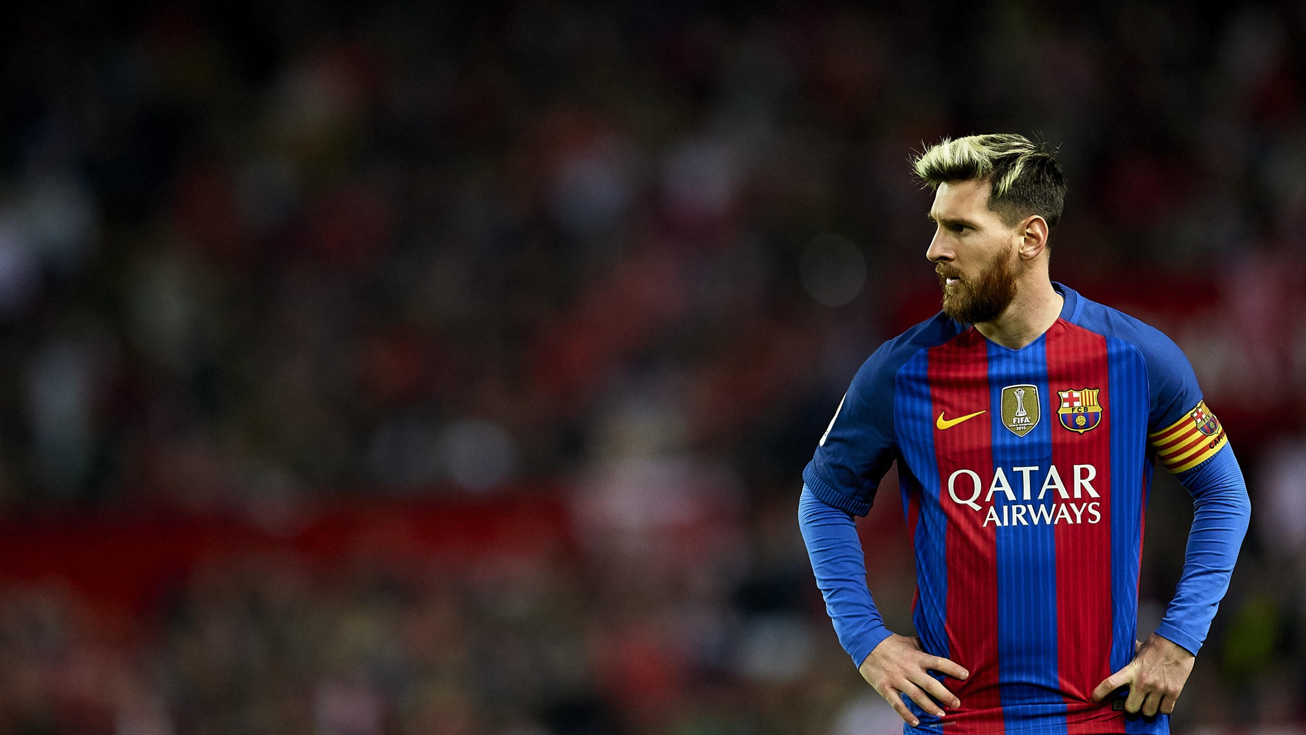 Lionel messi 2560x1440 barcelona fcb soccer 4k