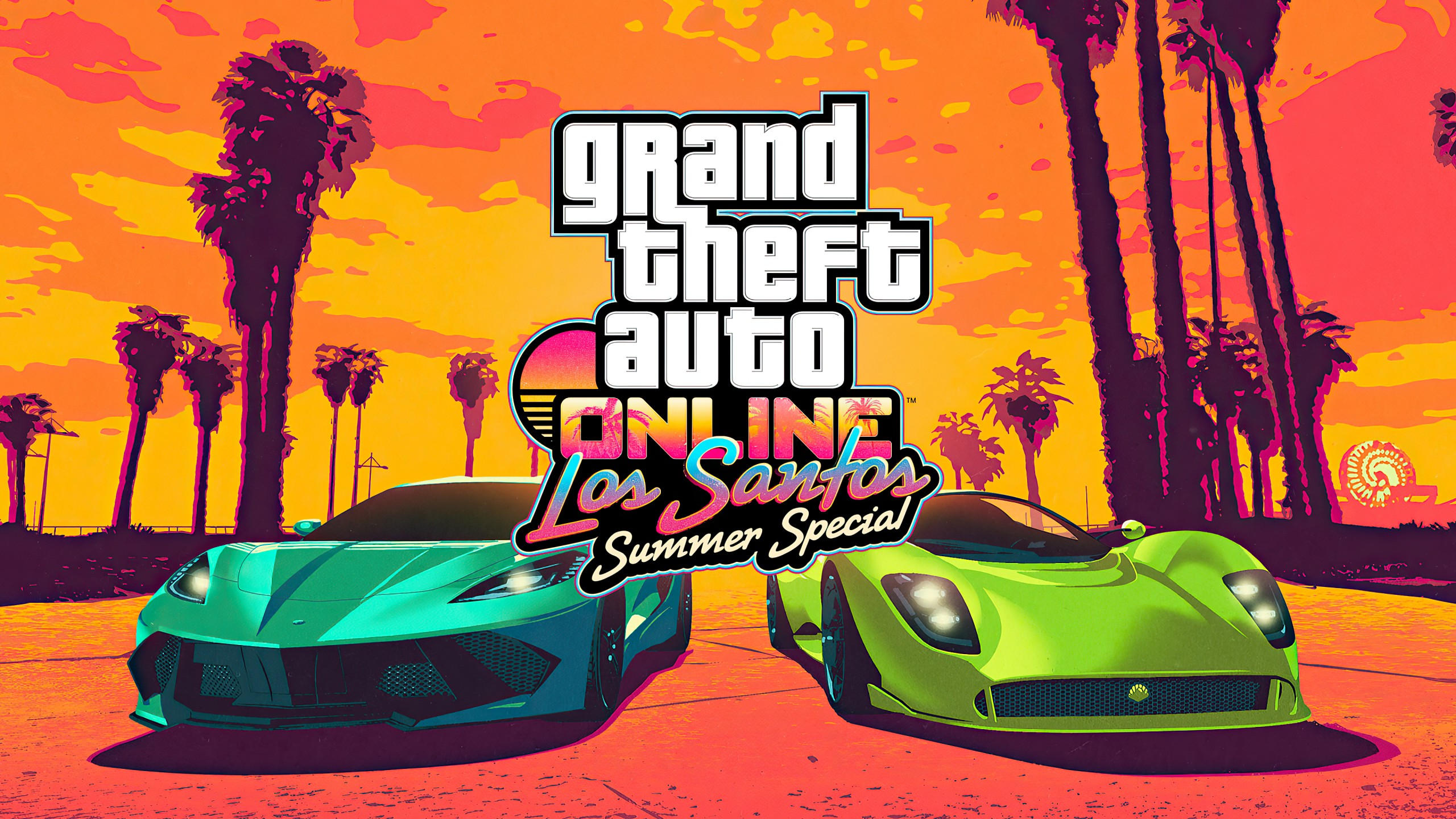 Los santos summer special 2560x1440 gta online poster 4k