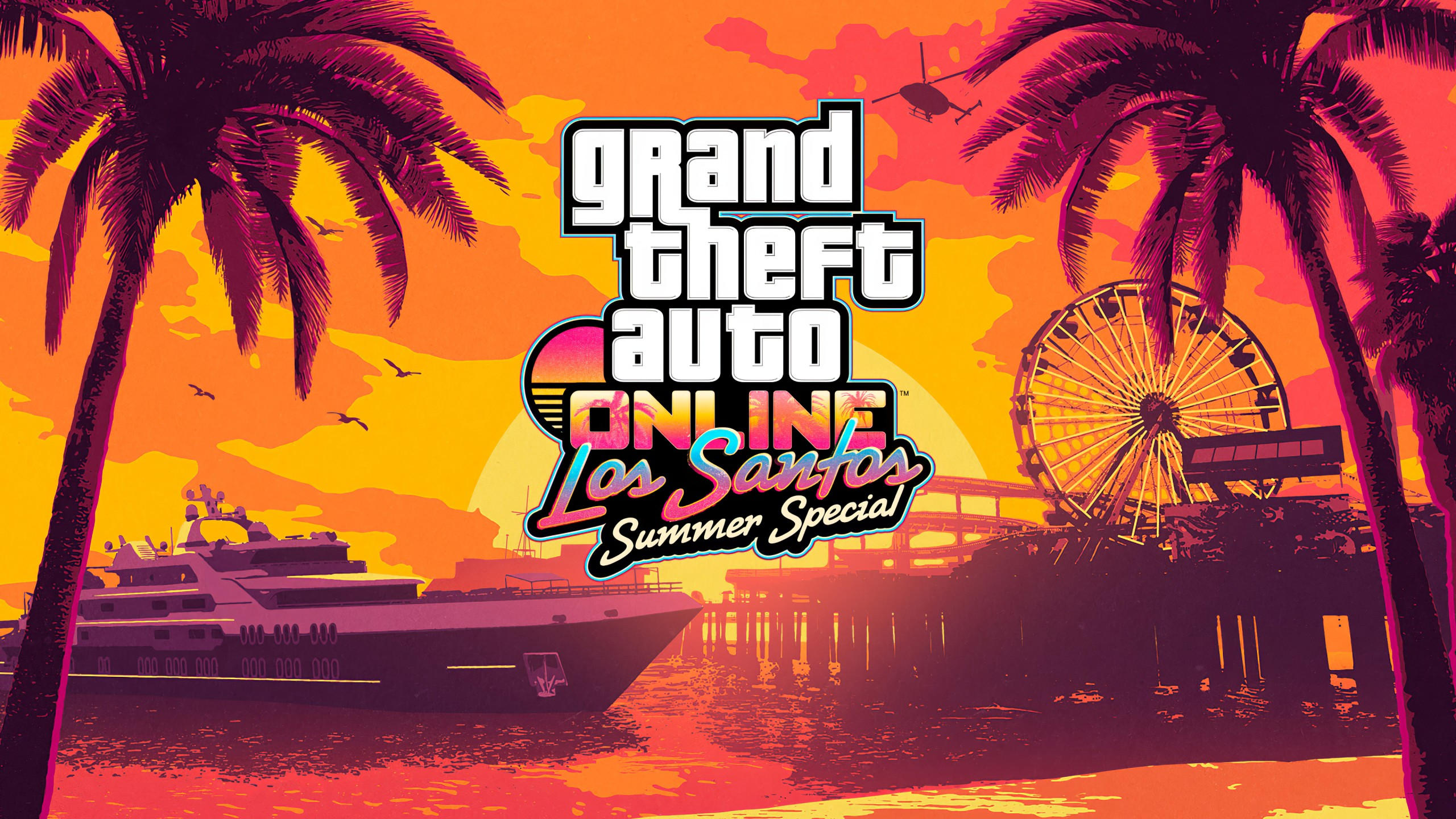Los santos summer special 2560x1440 gta online poster 4k