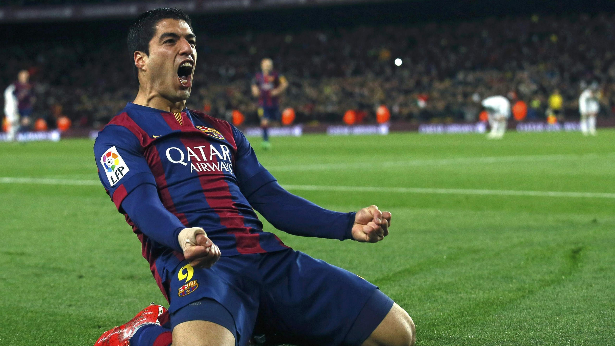 Luis su rez 2560x1440 barcelona fcb soccer 4k