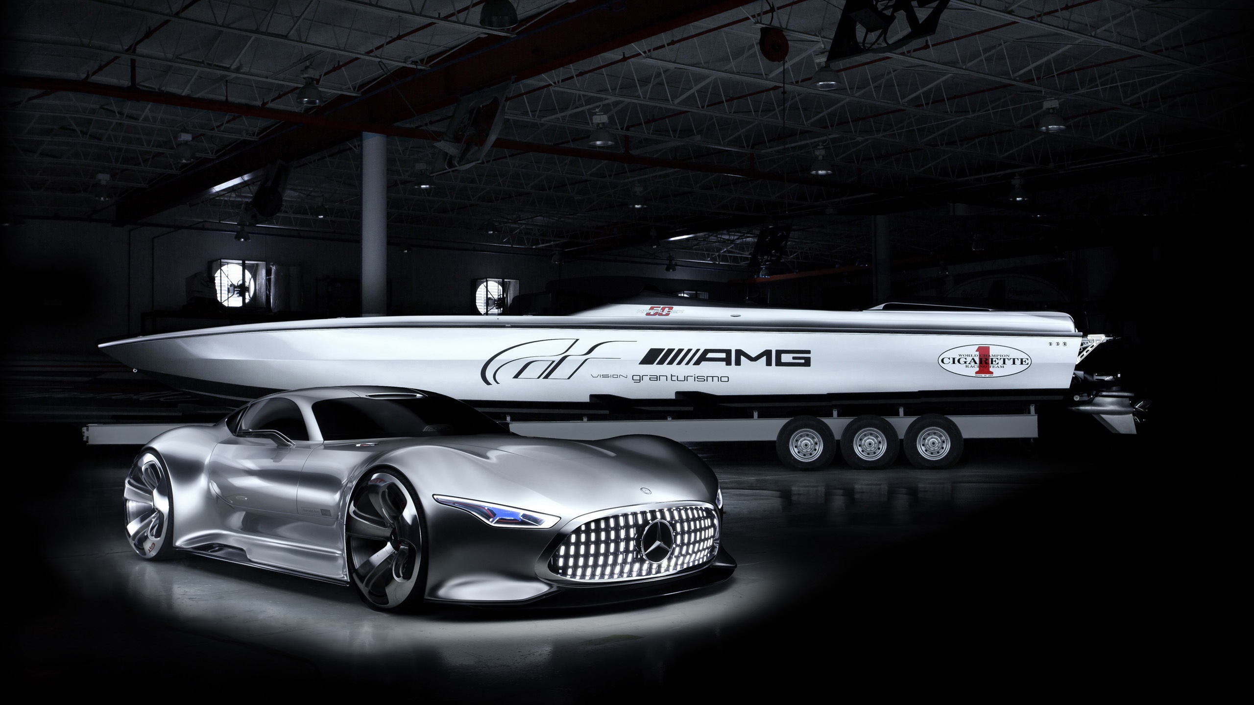 Mercedes benz amg cigarette racing vision gt concept